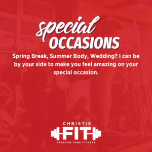 Special Occasion Personal Training